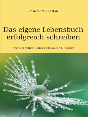 cover image of Das eigene Lebensbuch erfolgreich schreiben
